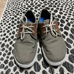 Clarks Canvas Oxford Boat Shoes